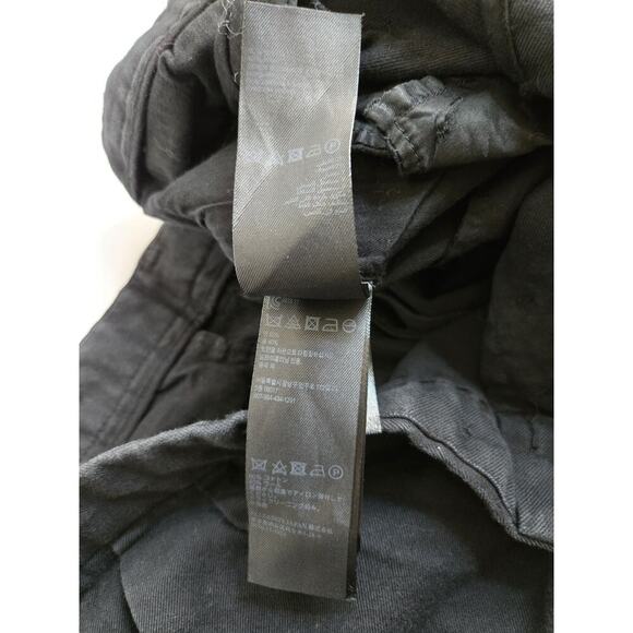 AllSaints Mens Tallis Pleated Trouser Cotton/Wool Black 32 Ankle Length - Picture 14 of 15